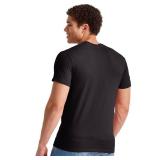 Hanes ComfortBlend Originals Lightweight, Crewneck T-Shirts for Men, Tri-Blend Tee, Sizes, Black, X Large Tall