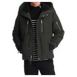 Karl Lagerfeld Paris Faux Fur Lined Hooded Down Jacket Extra Large