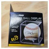 Ultra Pro Square Baseball Display Case with UV Protection - 2 Pack