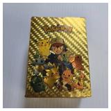Pokemon Gold Metal Card Collection Bundle - 110 Cards