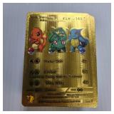 Pokemon Gold Metal Card Collection Bundle - 110 Cards