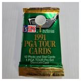 1991 PGA Tour Pro Set Golf Cards Pack