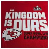 Kansas City Chiefs Super Bowl LVII Champions T-Shirt Large