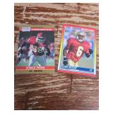 1990 NFL Pro Set & Score Football Cards - Thomas & Butler