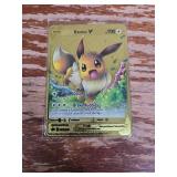 Eevee V Gold Pokemon Card #190