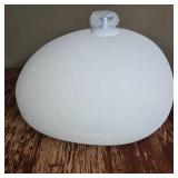 White Glass Globe Light Fixture