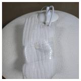 White Glass Globe Light Fixture