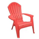 Adams USA RealComfort Adirondack Chair, Cherry Red