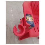 Big Easy Adirondak Patio Chair With Cup Holder, Cherry Red