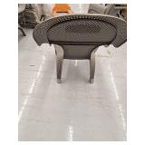 Woven Lounge Chair, Gray