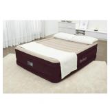 Bestway Maroon 20" Queen Air Mattress with Built-in Pump