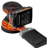 BLACK+DECKER 20V MAX Orbital Sander, Cordless, 12,000 OPM, 2 Sandpaper Sheets, Battery and Charger Included (BDCRO20C)