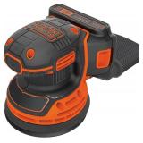 BLACK+DECKER 20V MAX Orbital Sander, Cordless, 12,000 OPM, 2 Sandpaper Sheets, Battery and Charger Included (BDCRO20C)