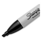 Sharpie 8pk Permanent Markers Chisel Tip Multicolored: Bold Thick Markers for Art & Office, Quick Drying, Water-Resistant