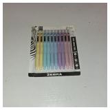 Zebra Pen Z-Grip Pastels Retractable Ballpoint Pens