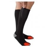 32  HEAT Rechargeable Heated Socks   XL   Black