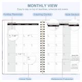 LOT OF SEVEN! 2026 Planner, Weekly and Monthly Calendar Planning Book, Jan 2026 - Dec 2026, Academic Agenda Planner for School Supplies and Office Desk Accessories - A5 (6.3" x 8.5")