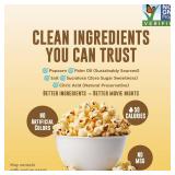 TWO BOXES - POPFULLY Sea Salt Caramel Popcorn Fully Pops, Sharing Bags, Sweet & Salty, Big Pop, Micro Popcorn Bags, 3-Pack