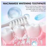 Niacinamide Whitening Toothpaste,Niacinamide Intensive Whitening Toothpaste, Niacinamid Toothpast,Niacinamide White Toothpastes,Complete Care Toothpastes,Remove Tooth Stains  2 PCS