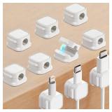 14 Packs of 10 Pack Cord Organizer (White) (140 TOTAL)