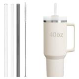 SIX BOXES - 3 Pack 12" Replacement Straws, Compatible with Stanley Cup 40 oz Reusable Straw with Straw Brush for Stanley Cup Accessories, for Stanley Straws Food Grade & BPA Free(Multi Color)