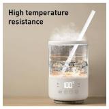 SIX BOXES - 3 Pack 12" Replacement Straws, Compatible with Stanley Cup 40 oz Reusable Straw with Straw Brush for Stanley Cup Accessories, for Stanley Straws Food Grade & BPA Free(Multi Color)