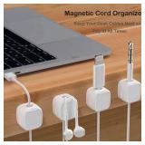 14 Packs of 10 Pack Cord Organizer (White)