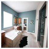 Bat Bath Mat Bathroom Rug for Spooky Decor,Gothic Witchy Mat for Bathroom,Horror Halloween Black Bats Mat for Kitchen