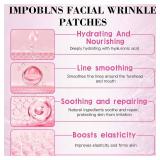 Smile Line Patches and Forehead Wrinkle Patches - Overnight Facial Wrinkle Treatment - Lifts Frown Lines and Smile Lines with Collagen, Aloe, Lavender & Hyaluronic Acid for Women - 36 Pcs