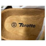 Torotto Boys Girls Cork Footbed Sandals Kids Flip Flops with Adjustable Braided Straps (Toddler/Little Kid/Big Kid)