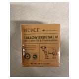 Beef Tallow for Skin & Face Cream with Castor Oil and Frankincense,120g,Organic Natural 100% Grass Fed,Whipped Beef Tallow Balm Deeply Moisturizing for Face & Body Care,4.2 oz