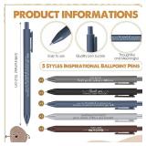 15 Sets Valentines Thank You Gifts You Rock Pens Keychains with Cards Bags Positive Employee Appreciation Gifts for Coworker Team, 5 Styles