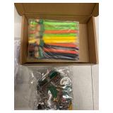 15 Sets Valentines Thank You Gifts You Rock Pens Keychains with Cards Bags Positive Employee Appreciation Gifts for Coworker Team, 5 Styles