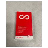 Sooez Luxury Series Ballpoint Pens, 4Pcs Stylish Ballpoint Pens for Women, Stainless Steel Metal Pen Retractable, 1.0mm Point Black Ink, Cute Fancy Gifts for Women Coworkers Teacher