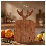 Reindeer Shape Mango Wooden Chopping Board (44 x 25 x 2 cm)