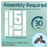 imprsv Light-up Numbers 5th Birthday Decorations: Large 3ft Marquee Number 5 15th 50th Birthday Women Men Five Year Old Birthday Decor Party Backdrop Anniversary Big Foam Board Number 0