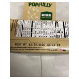 TWO BOXES - POPFULLY Natural Popcorn, Sharing Bags, Clean Ingredients, Big Pop, Micro Popcorn Bags - 3-Pack