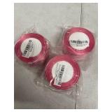 3 Packs! Rose Gold Solid Satin Ribbon 2 Inch 25 Yards Solid Polyester Fabric Ribbon for Gift Wrapping Wedding Christmas Baby Shower Birthday Party Decoration Handmade Immortal Flower Craft