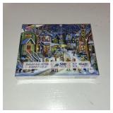 500 Piece Puzzle Christmas Village - Happy Backyard Under The Trees Jigsaw Puzzle for Adults Adults and Teens Family Challenging Perfect for Game Nights (23 x 15 inch)