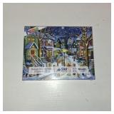 500 Piece Puzzle Christmas Village - Happy Backyard Under The Trees Jigsaw Puzzle for Adults Adults and Teens Family Challenging Perfect for Game Nights (23 x 15 inch)