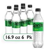 Sprite Zero Sugar Lemon Lime Diet Soda Pop Soft Drinks, 16.9 fl oz, 6 Pack