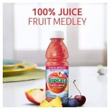 Tropicana 100% Fruit Medley Juice, Single Serve, 10 Fl Oz Bottles (Pack of 24) - Real Fruit Juice, Vitamin C, B & E Rich, No Added Sugars, No Artificial Flavors