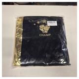 Colorful House Men Satin Boxing Robes Adult Boxing Halloween Costume Robe Boxer Costume Shorts with Belt SIZE L