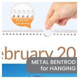 SUNEE 2026 Wall Calendar Large 22.75"x15.5", 21 Month (Ends June 2027), Vertical Extra Large Monthly Calendar 2026-2027 for Wall, Beaches