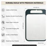 Double-Sided Stainless Steel Cutting Board (14x10In)   Metal Chopping Board for Kitchen, Easy to Clean, Dishwasher Safe, Durable & Hygienic