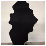 Bat Bath Mat Bathroom Rug for Spooky Decor,Gothic Witchy Mat for Bathroom,Horror Halloween Black Bats Mat for Kitchen