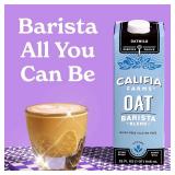 Califia Farms - Oat Barista Blend Oat Milk, 32 Oz (Pack of 6), Shelf Stable, Dairy Free, Plant Based, Vegan, Gluten Free, Non GMO, High Calcium, Milk Frother, Creamer, Oatmilk