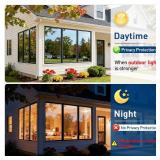 TWO ROLLS - Coavas One Way Privacy Window Film with Tools, Window Tint Adhesive Shatterproof Film for Home, Premium PET Heat Control Daytime Reflective Mirror Coverings, Blue, 17.5 x 78.7 Inch