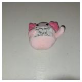 Positive Cute Axolotl Plush Toys, 3.5" Pink Emotional Inspirational Support Axolotl Plush with Positive Card, Funny Stuffed Birthday Gifts for Women Men Her Friends Coworkers Colleges Graduation