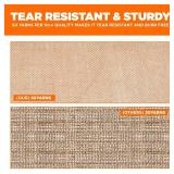 Burlap Table Runners- {12inx10yards}- Burlap Cloth Roll Used for Dining Runners, Crafts, Dresser Cover & Sackcloth - Natural Jute Runner Suitable for Event Decor, Thanksgiving Table & Weddings